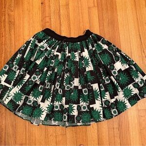 FAUSTO PUGLISI  PRINTED MINI SKIRT SZ 42 #